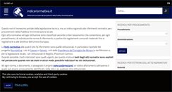 Desktop Screenshot of indicenormativa.it